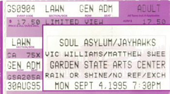 1995-09-04 - Soul Asylum, Jayhawks, Victoria Williams, Matthew Sweet @ Garden State Arts Center