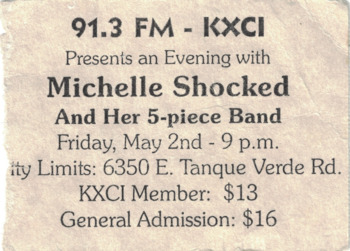 2003-05-02 - Michelle Shocked @ City Limits, Tucson