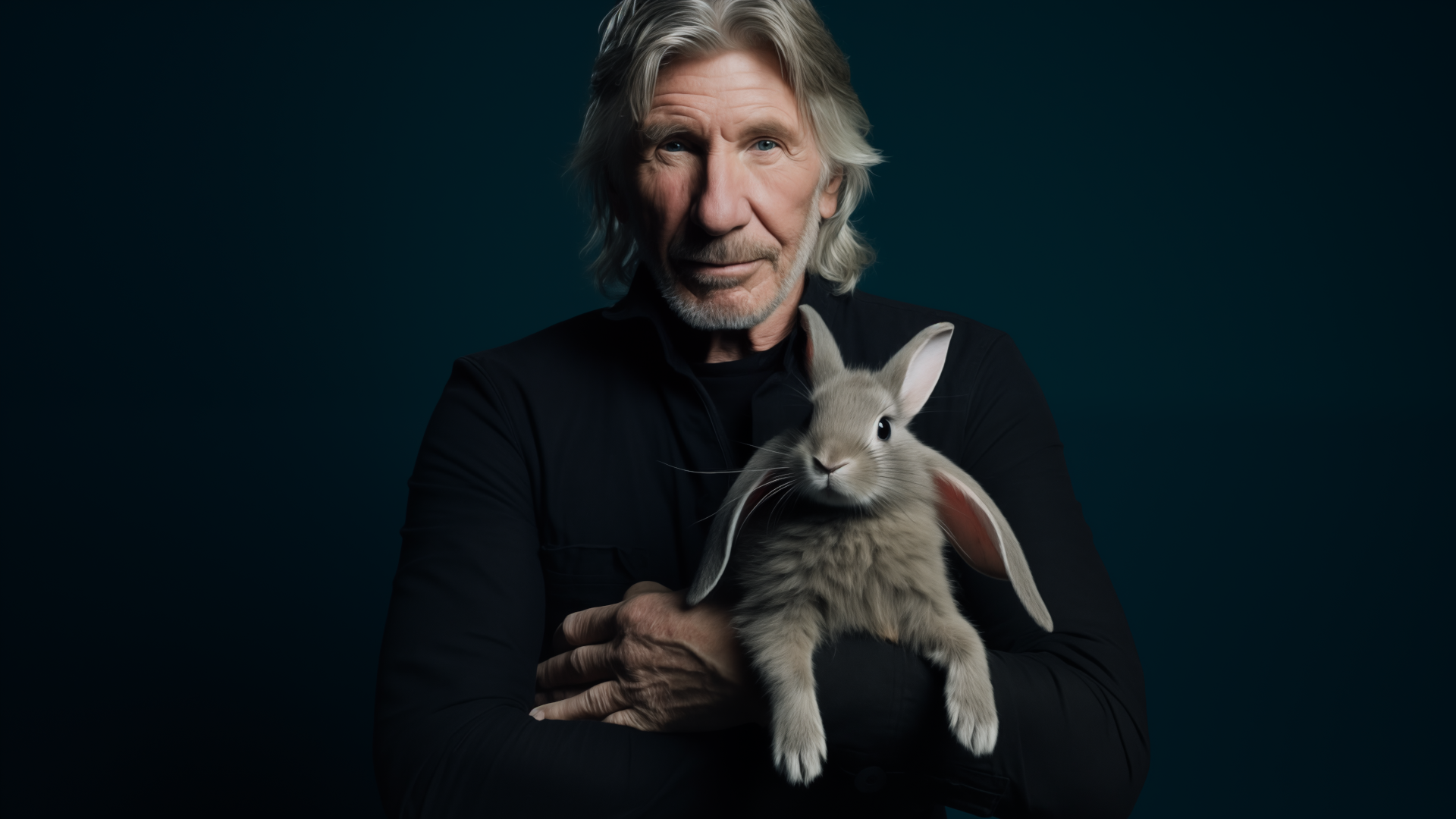 Roger Waters and David Gilmour of Pink Floyd in 2024