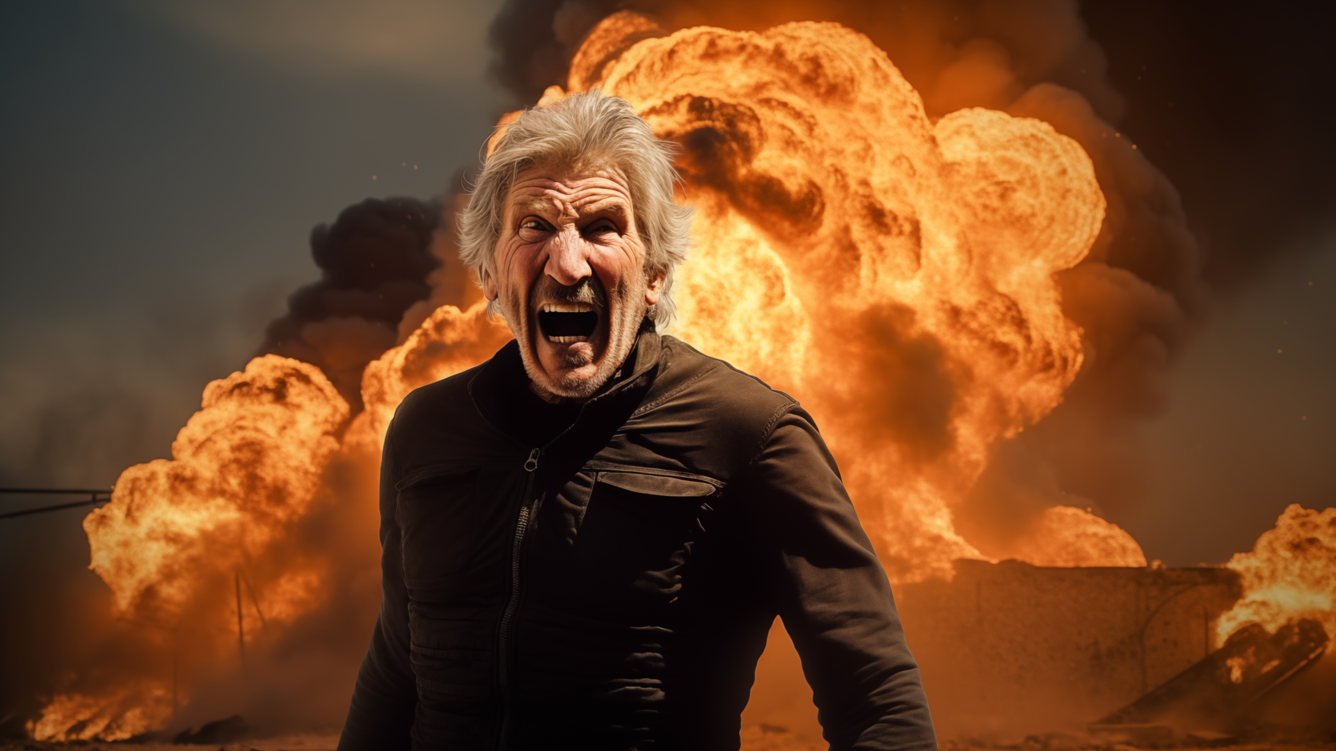 Roger Waters and David Gilmour of Pink Floyd in 2024