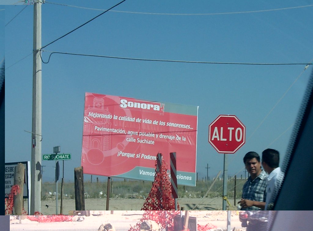 Puerto penasco -- dudes on the road out of town