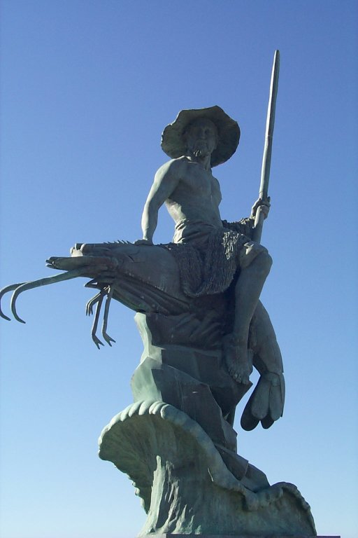 Puerto penasco -- statue in old port area