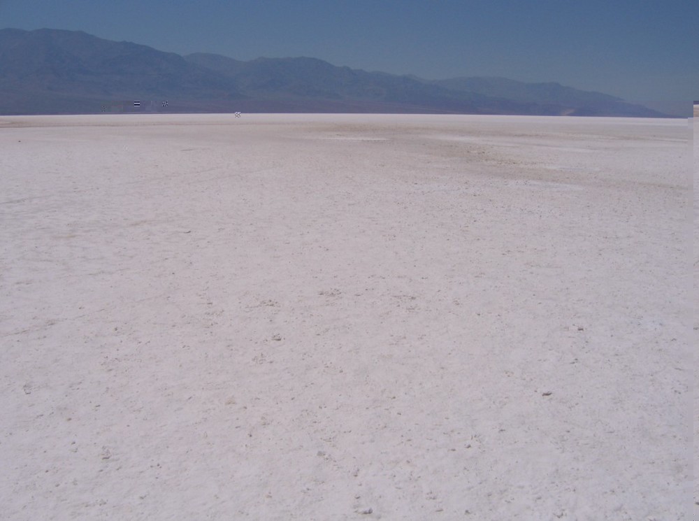 Death valley -- salt flat near badwater junction